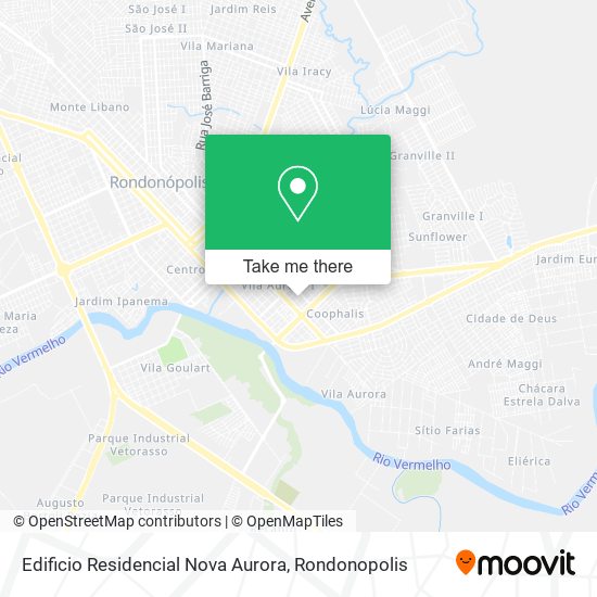 Mapa Edificio Residencial Nova Aurora