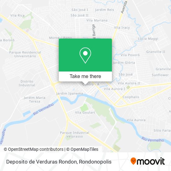 Deposito de Verduras Rondon map