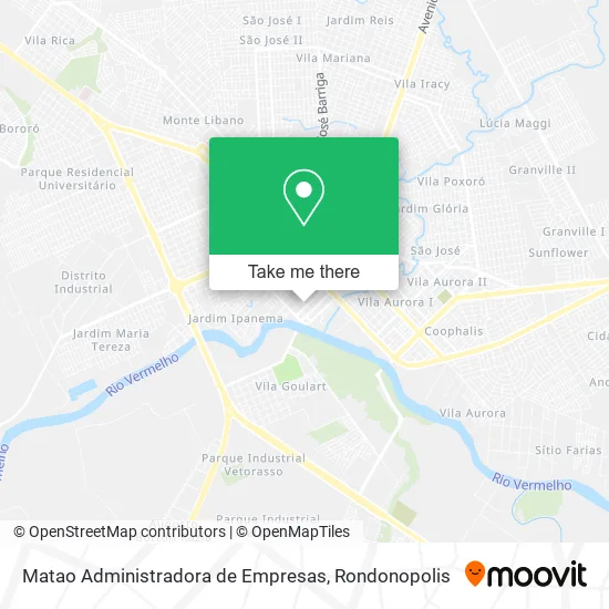 Matao Administradora de Empresas map