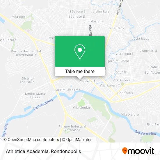 Athletica Academia map