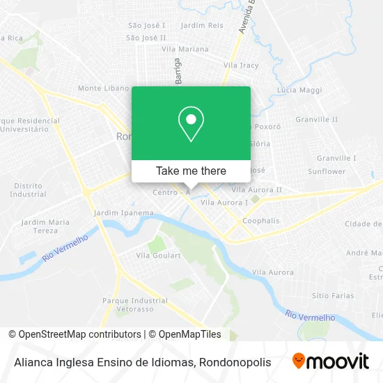 Alianca Inglesa Ensino de Idiomas map