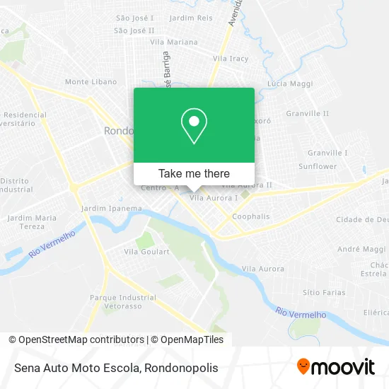 Sena Auto Moto Escola map