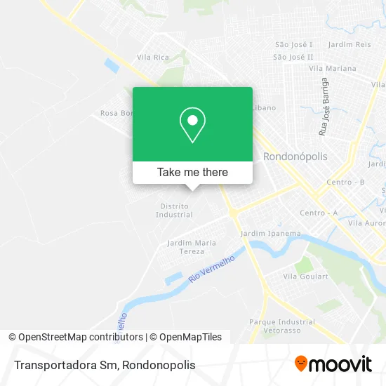 Transportadora Sm map
