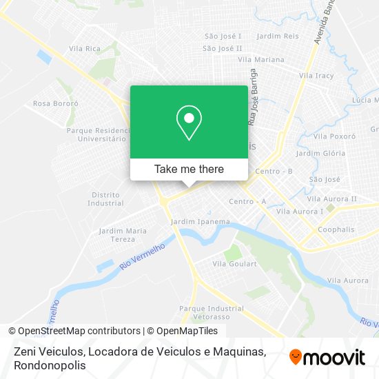 Zeni Veiculos, Locadora de Veiculos e Maquinas map