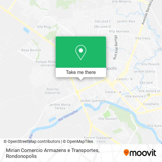 Mirian Comercio Armazens e Transportes map