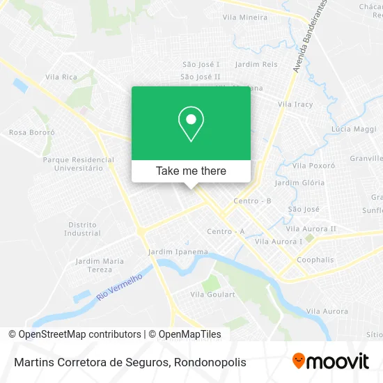 Martins Corretora de Seguros map