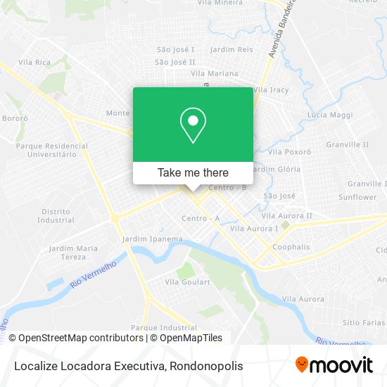 Localize Locadora Executiva map