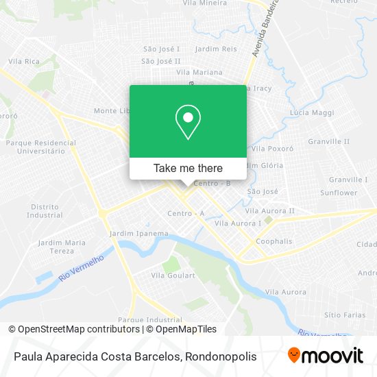 Paula Aparecida Costa Barcelos map