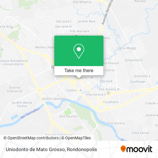 Uniodonto de Mato Grosso map