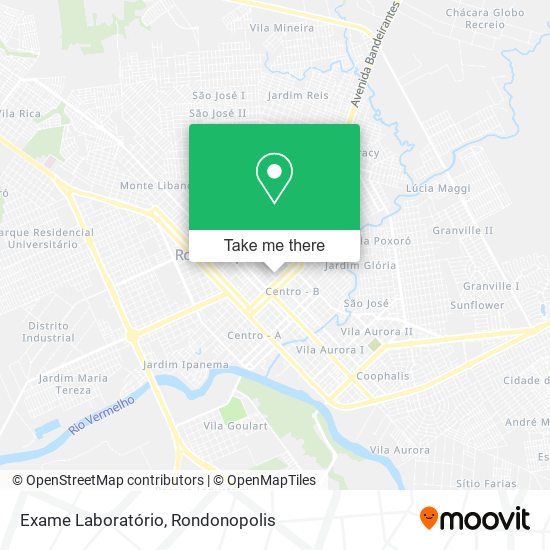 Exame Laboratório map