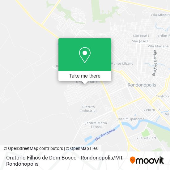 Oratório Filhos de Dom Bosco - Rondonópolis / MT map