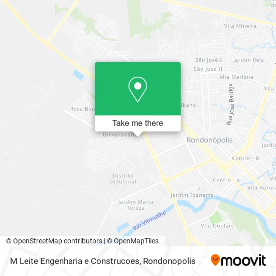M Leite Engenharia e Construcoes map