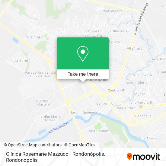 Clínica Rosemarie Mazzuco - Rondonópolis map