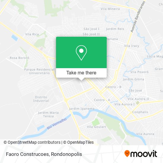 Faoro Construcoes map
