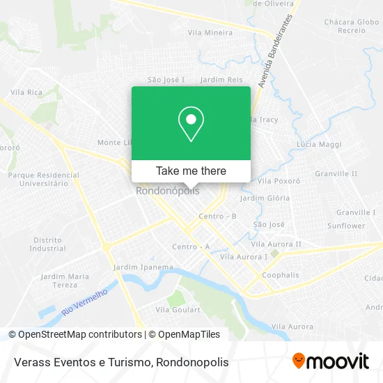 Verass Eventos e Turismo map