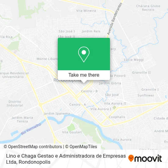Lino e Chaga Gestao e Administradora de Empresas Ltda map