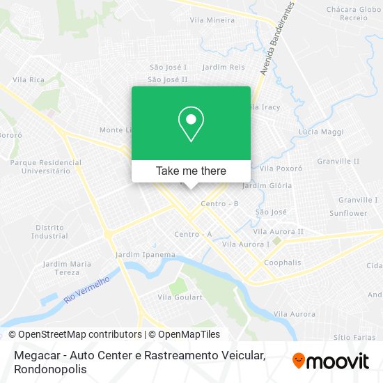 Megacar - Auto Center e Rastreamento Veicular map