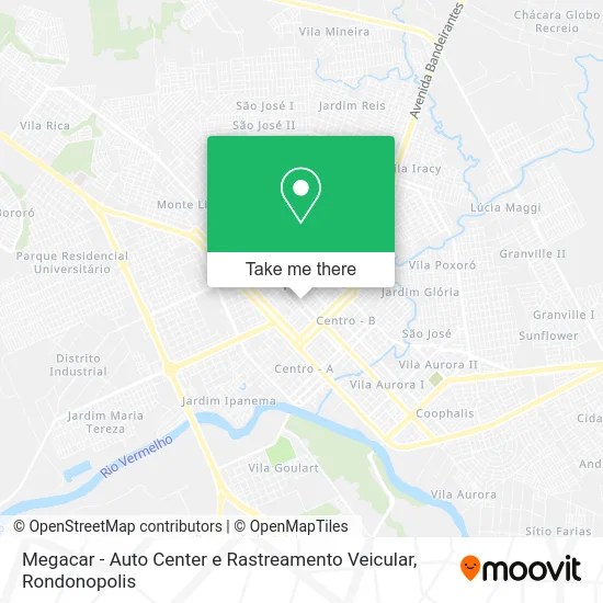 Megacar - Auto Center e Rastreamento Veicular map