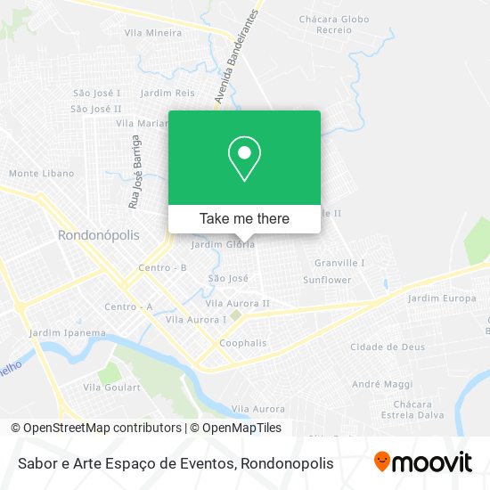 Sabor e Arte Espaço de Eventos map