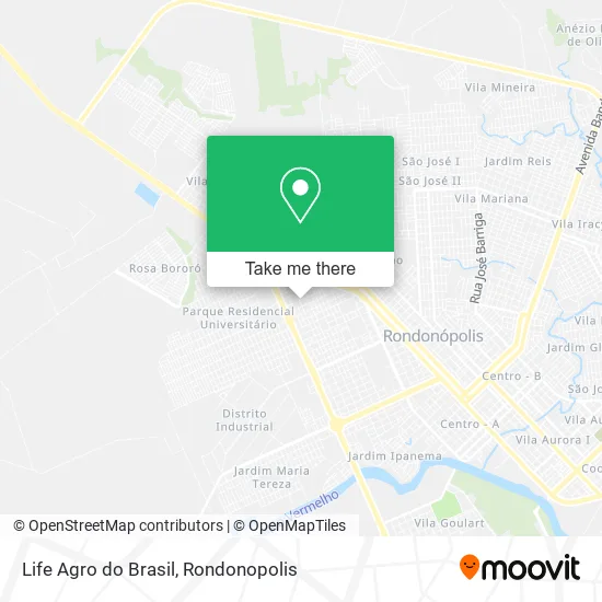 Life Agro do Brasil map