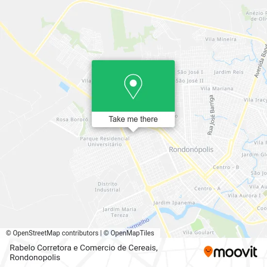 Rabelo Corretora e Comercio de Cereais map