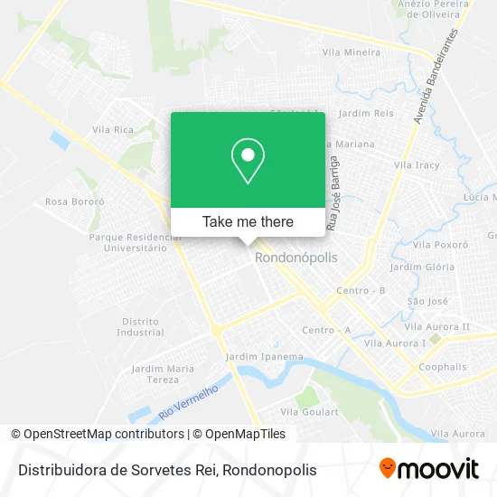 Distribuidora de Sorvetes Rei map