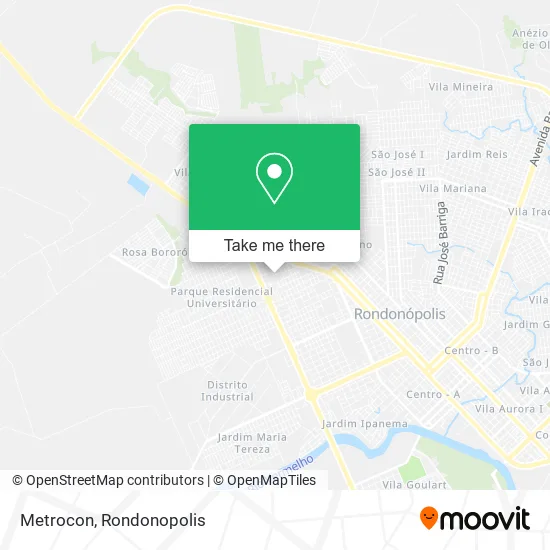 Metrocon map