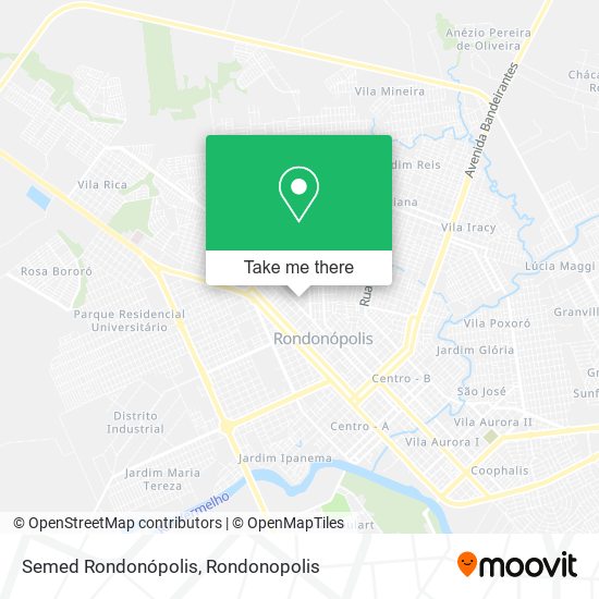 Semed Rondonópolis map