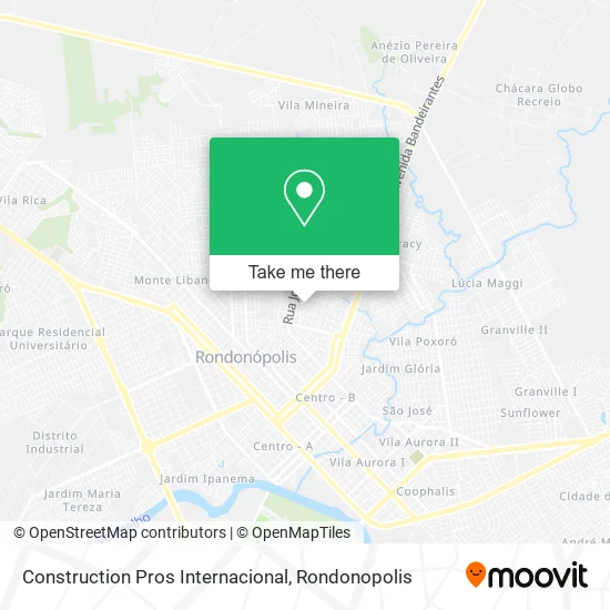 Construction Pros Internacional map