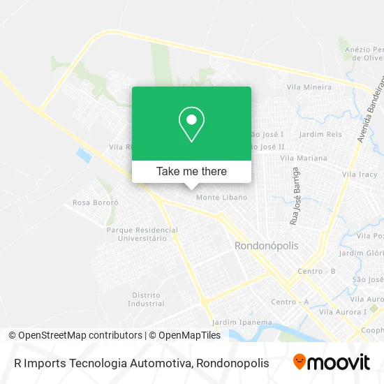 R Imports Tecnologia Automotiva map