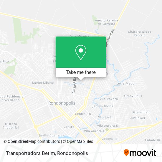 Transportadora Betim map