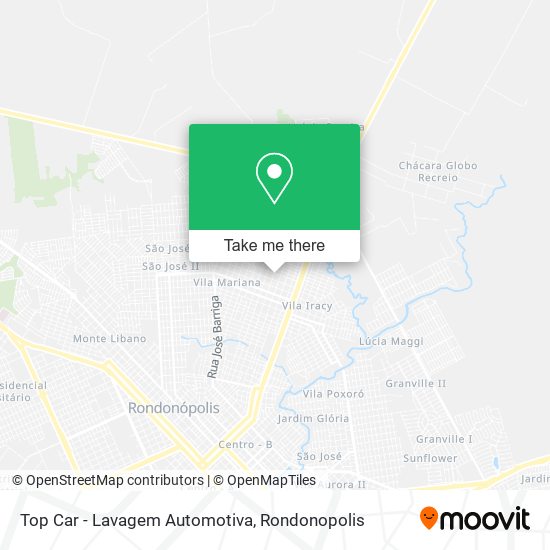 Mapa Top Car - Lavagem Automotiva