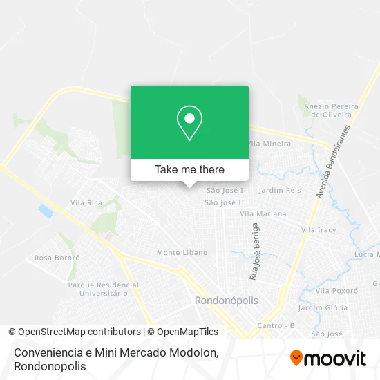 Conveniencia e Mini Mercado Modolon map