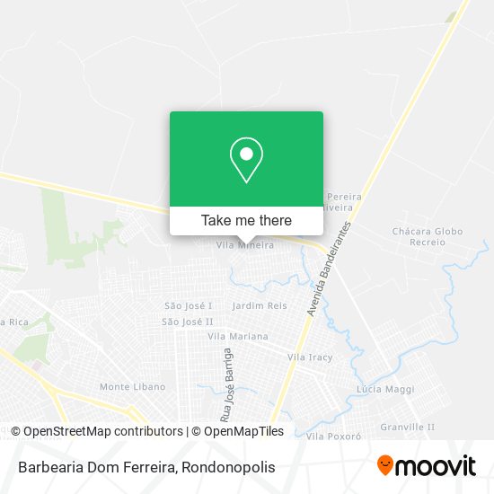 Mapa Barbearia Dom Ferreira