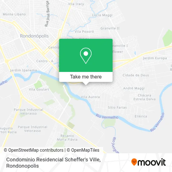 Condomínio Residencial Scheffer's Ville map