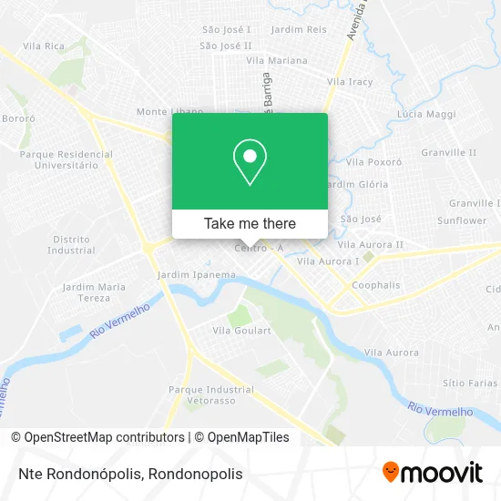 Nte Rondonópolis map
