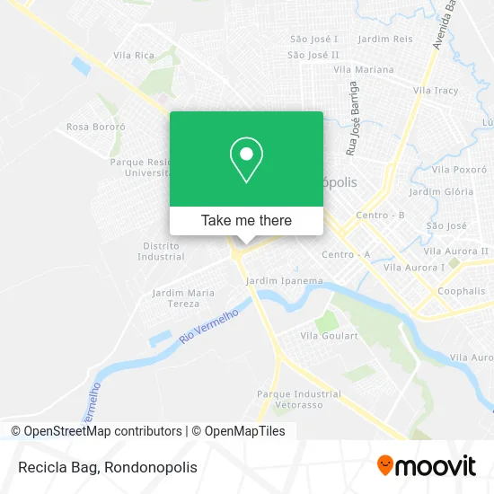 Recicla Bag map