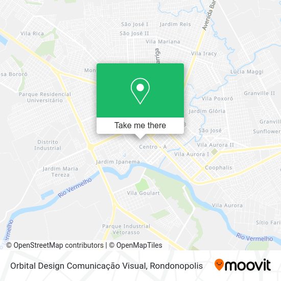 Orbital Design Comunicação Visual map