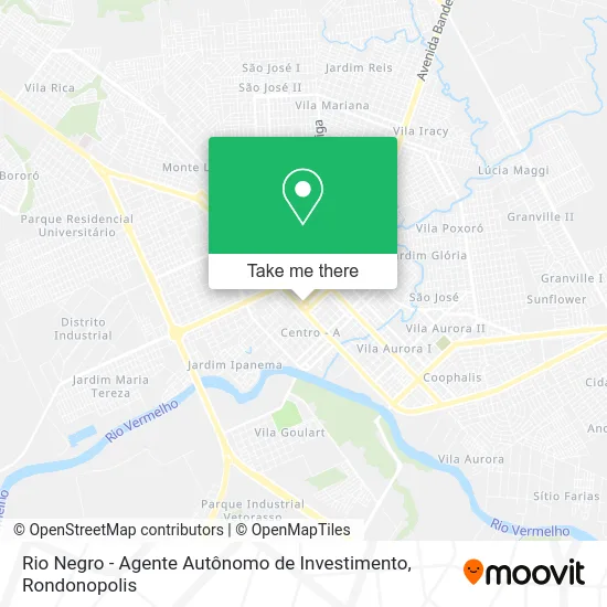 Rio Negro - Agente Autônomo de Investimento map