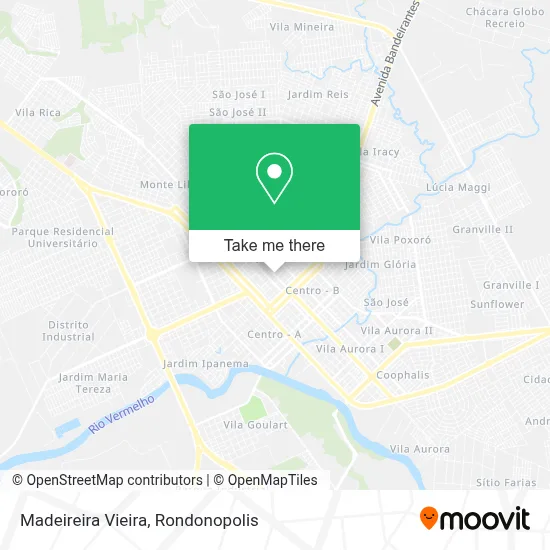 Madeireira Vieira map