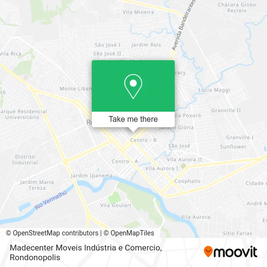 Madecenter Moveis Indústria e Comercio map