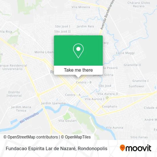 Fundacao Espirita Lar de Nazaré map