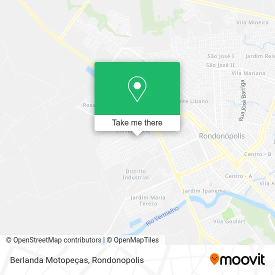 Berlanda Motopeças map