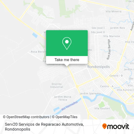 Serv20 Serviços de Reparacao Automotiva map