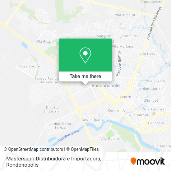 Mastersupri Distribuidora e Importadora map