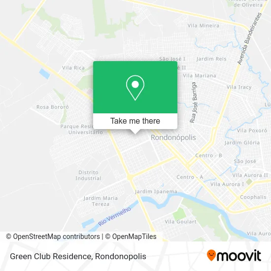 Green Club Residence map