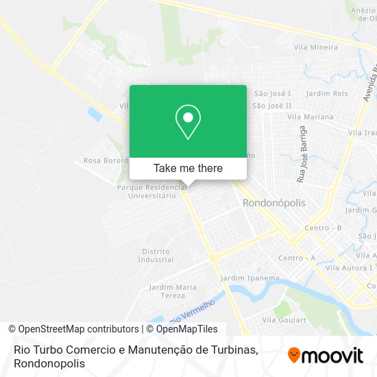 Rio Turbo Comercio e Manutenção de Turbinas map