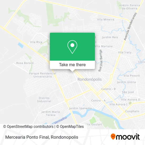 Mercearia Ponto Final map