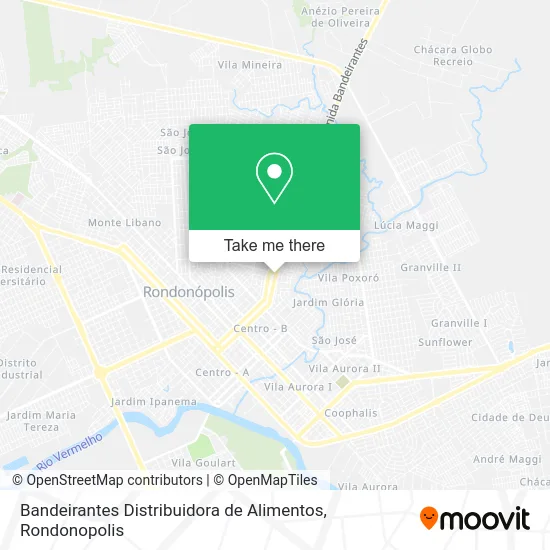 Bandeirantes Distribuidora de Alimentos map