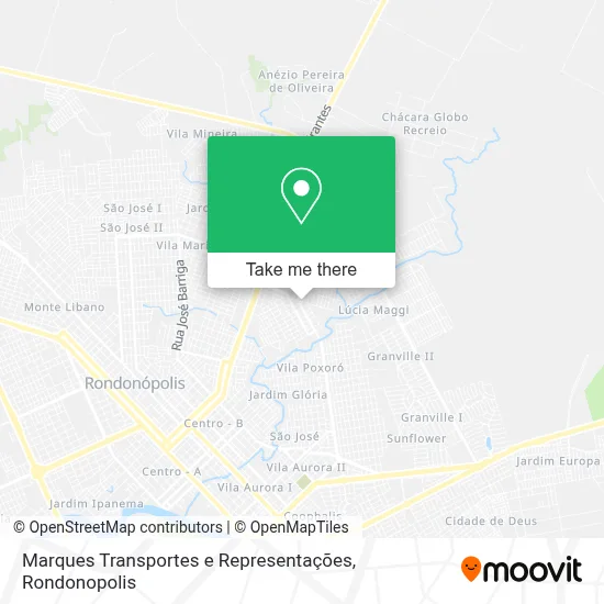Marques Transportes e Representações map